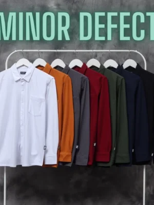 Minor Defect Pique Shirt Long Sleeve