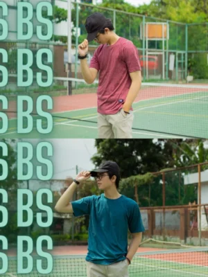 BS Karia Basic Kaos Polos Threetone Series
